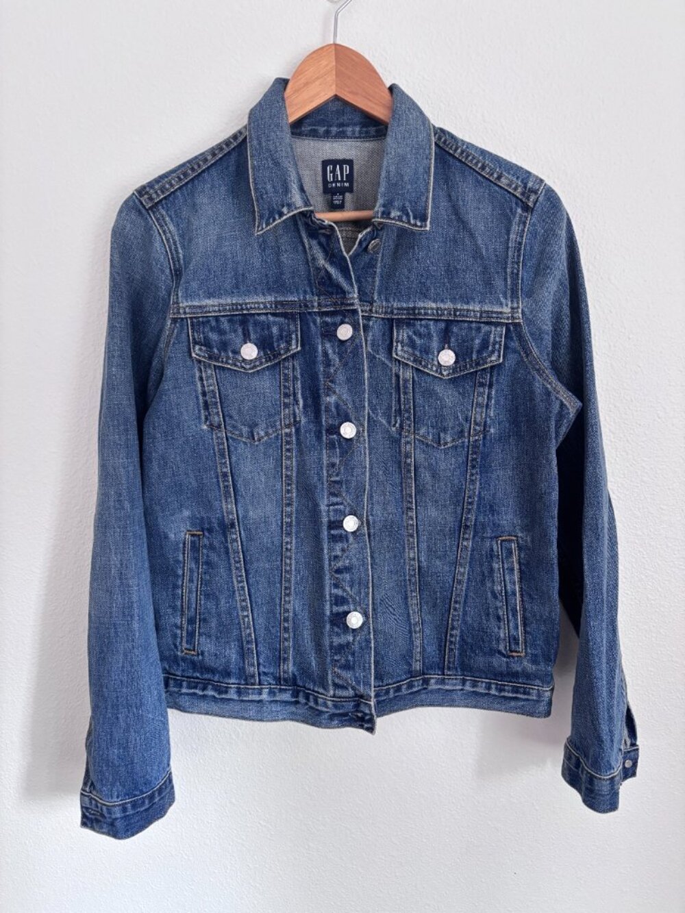 Gap Jean Jacket Women's Medium Denim Medium Wash